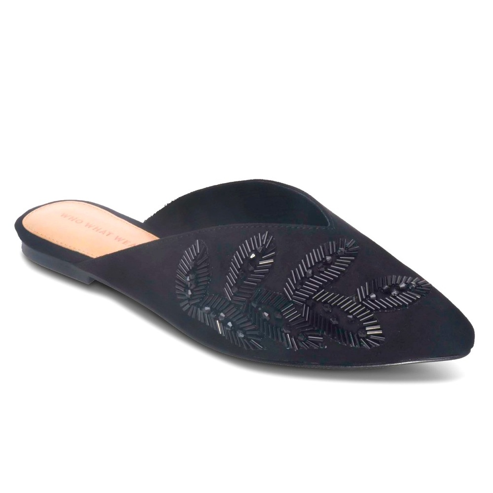 WHO WHAT WEAR
Biana Black Mules Size 9